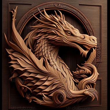 3D model st dragon (STL)